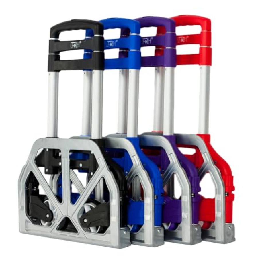 Office Supply Cart - Folding Hand Truck Aluminum Portable Folding
