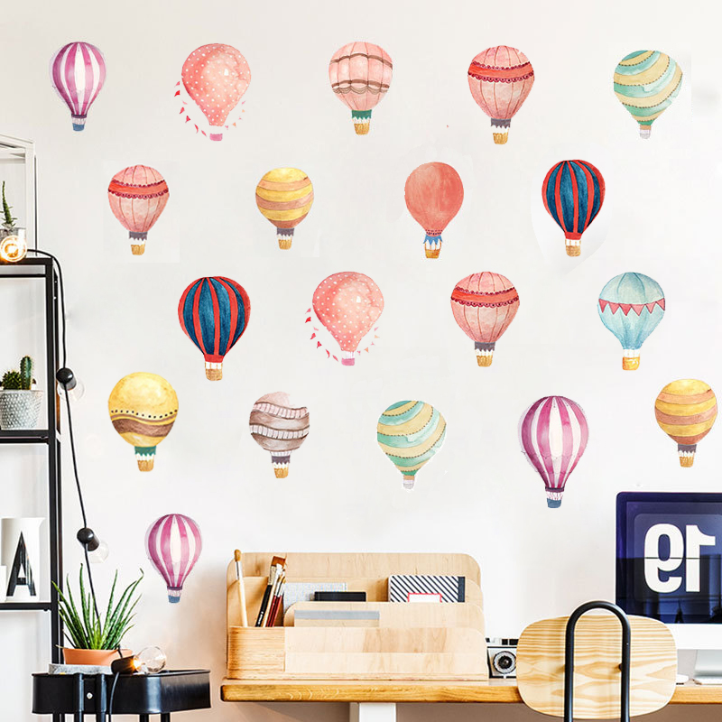 Colourful Hot Air Balloons Wal - Office Furniture Store recensie en prijs