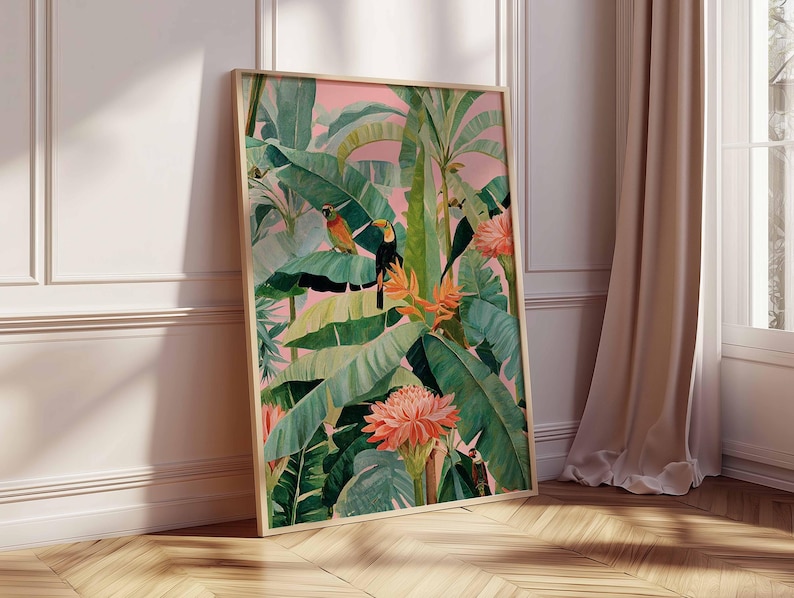 1pc Retro Tropical Canvas Post - Office Furniture Equipment recensie en prijs