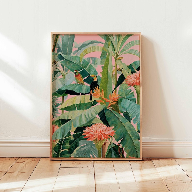 1pc Retro Tropical Canvas Post - Office Furniture Equipment recensie en prijs