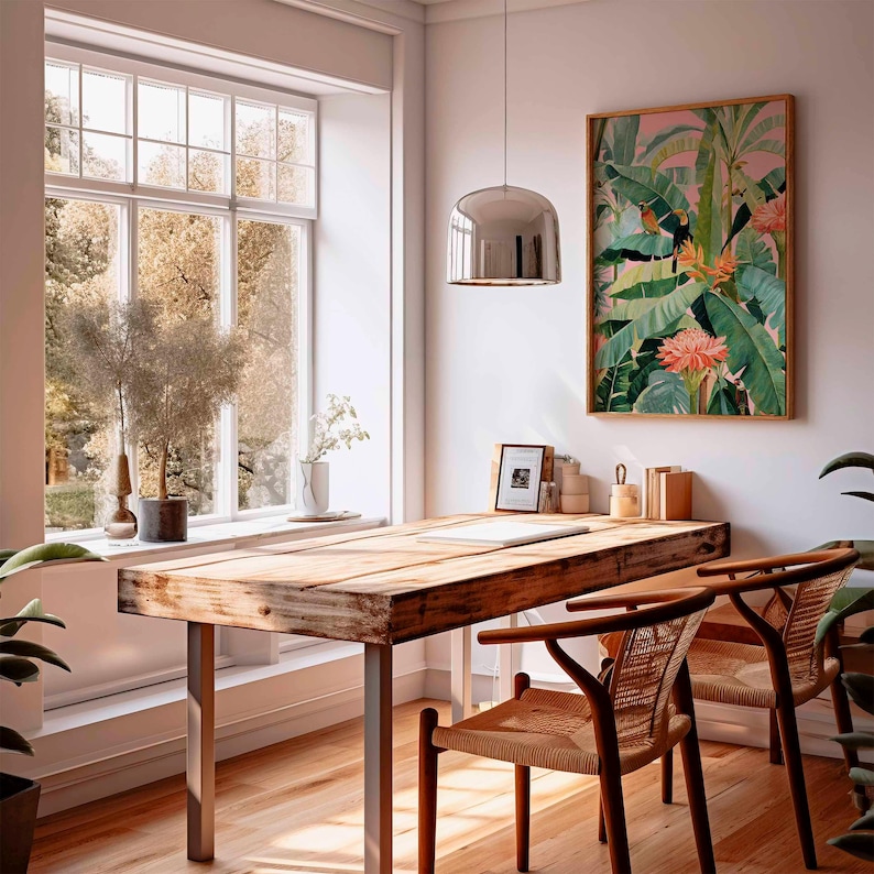 1pc Retro Tropical Canvas Post - Office Furniture Equipment recensie en prijs