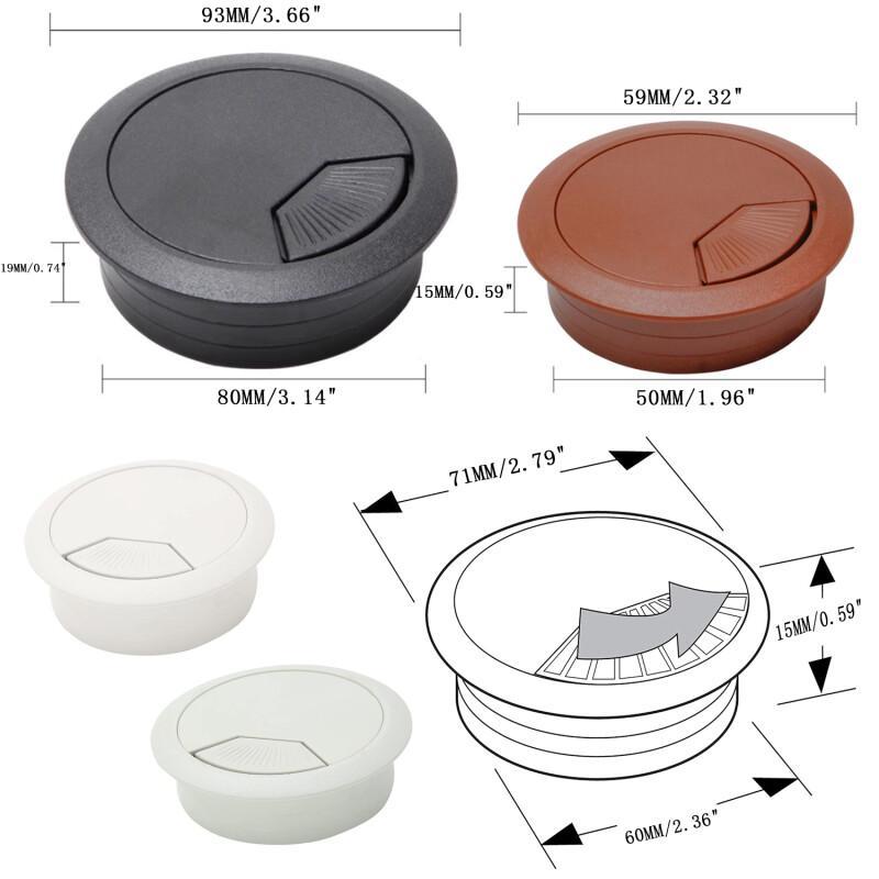 1Pcs Cable Hole Cover Cord Gro - Office Furniture Equipment recensie en prijs