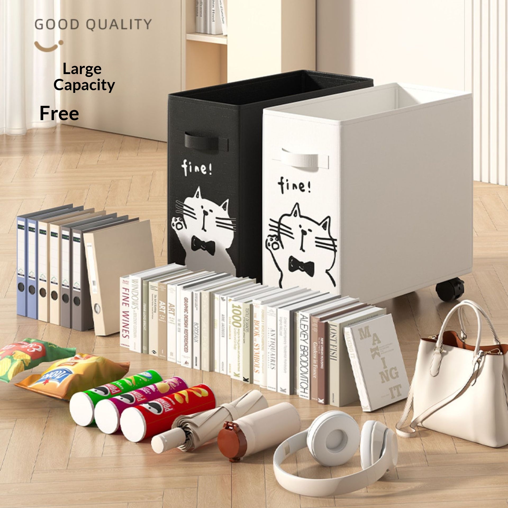 Open Basket Under Desk Storage - Office Supply Cart recensie en prijs