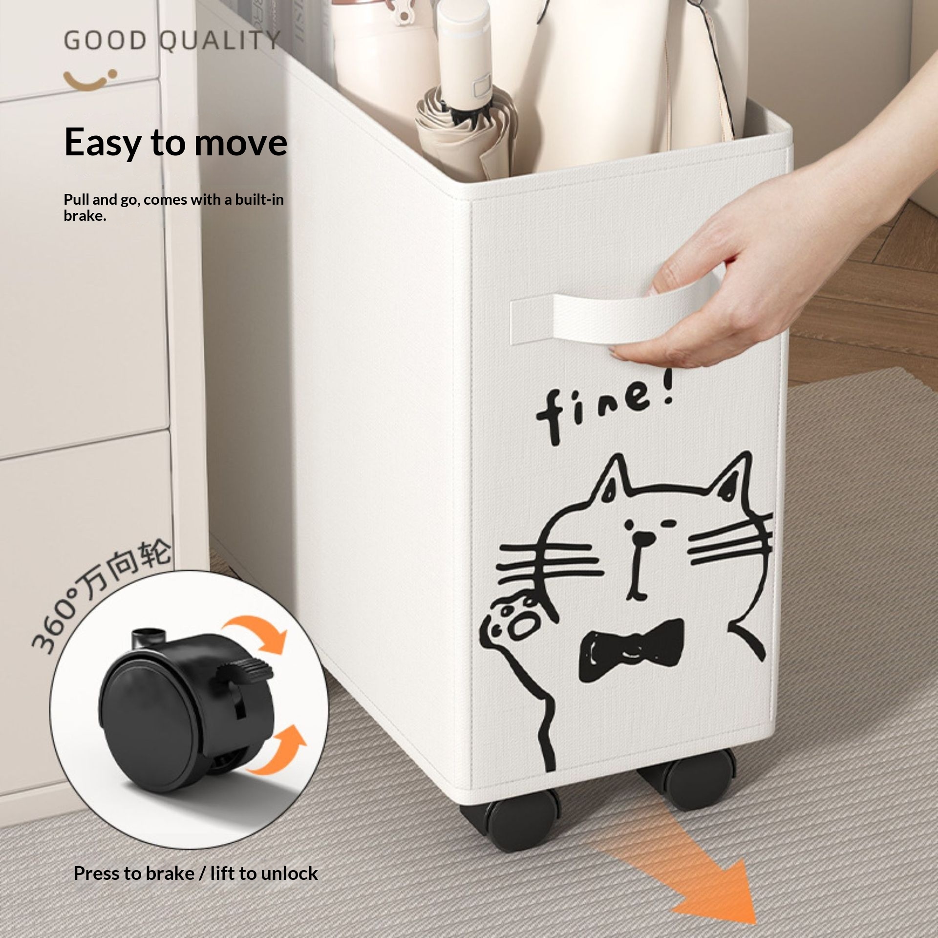 Open Basket Under Desk Storage - Office Supply Cart recensie en prijs