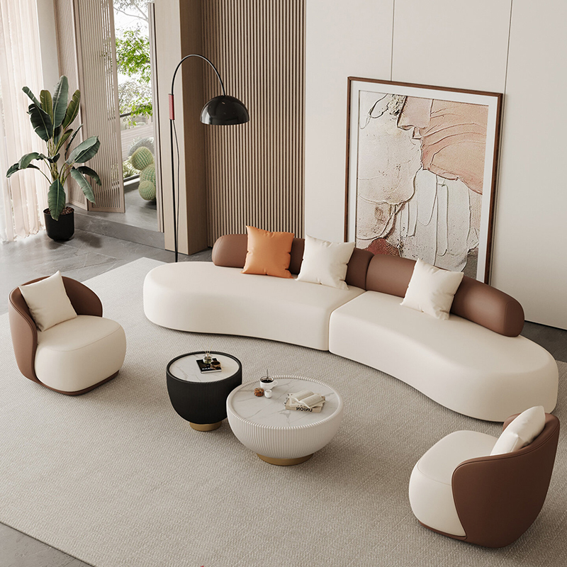 Nordic Luxury Curved Sofa Mode - Office Furniture Store recensie en prijs
