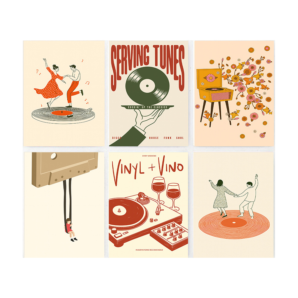 1pc Vintage Music Canvas Poste - Office Furniture Equipment recensie en prijs