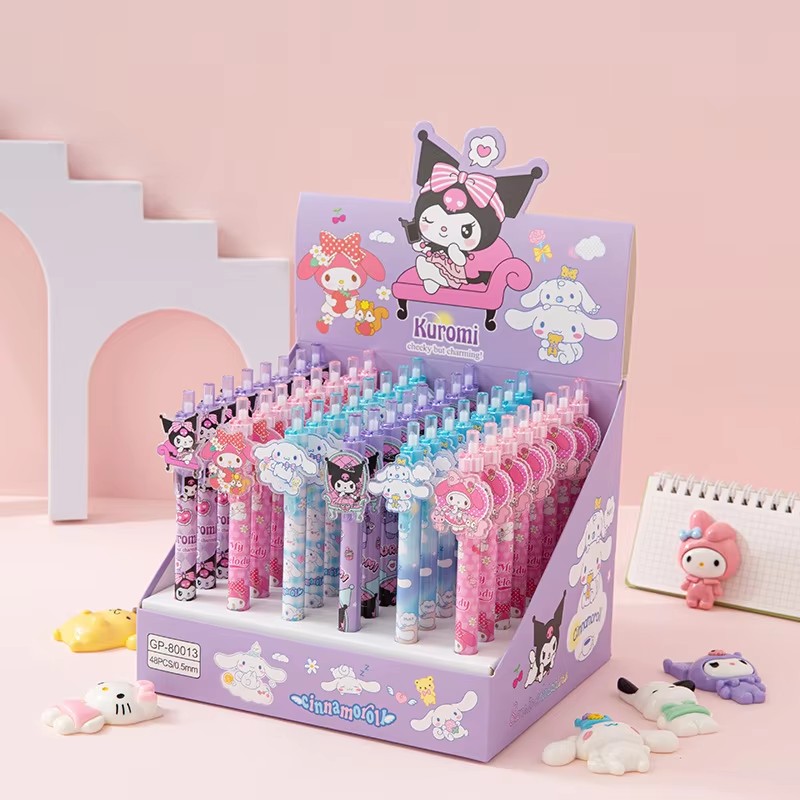 48pcs Gel Pen Kuromi Cinnamoro - Office Supply Cart recensie en prijs