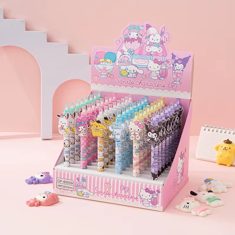 48pcs Gel Pen Kuromi Cinnamoro - Office Supply Cart recensie en prijs