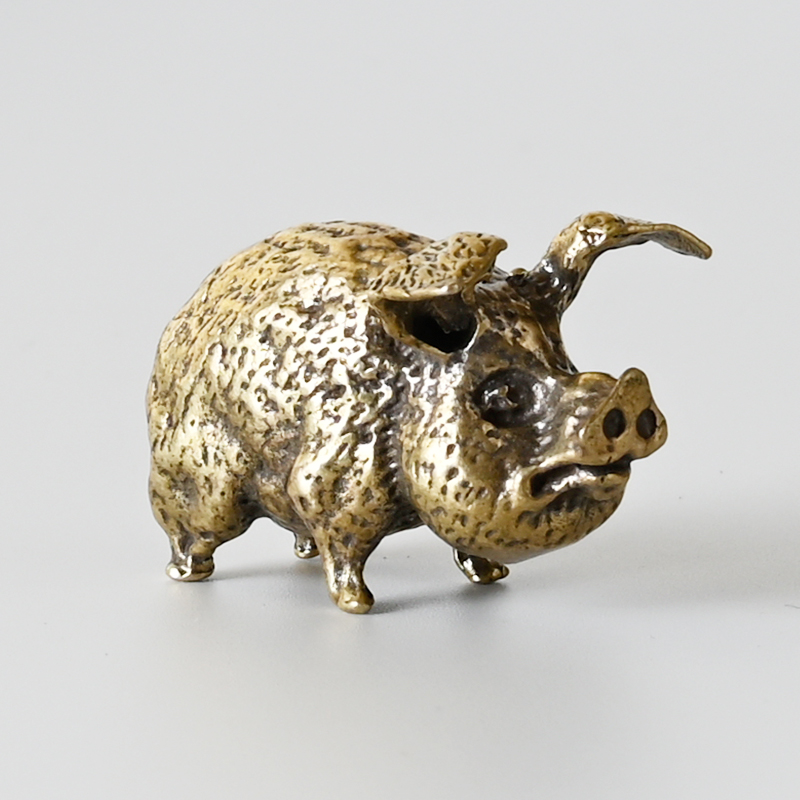 Vintage Brass Pig Small Orname - Office Furniture Equipment recensie en prijs