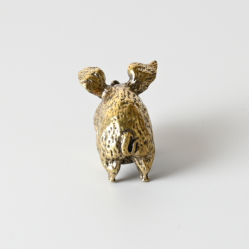 Vintage Brass Pig Small Orname - Office Furniture Equipment recensie en prijs