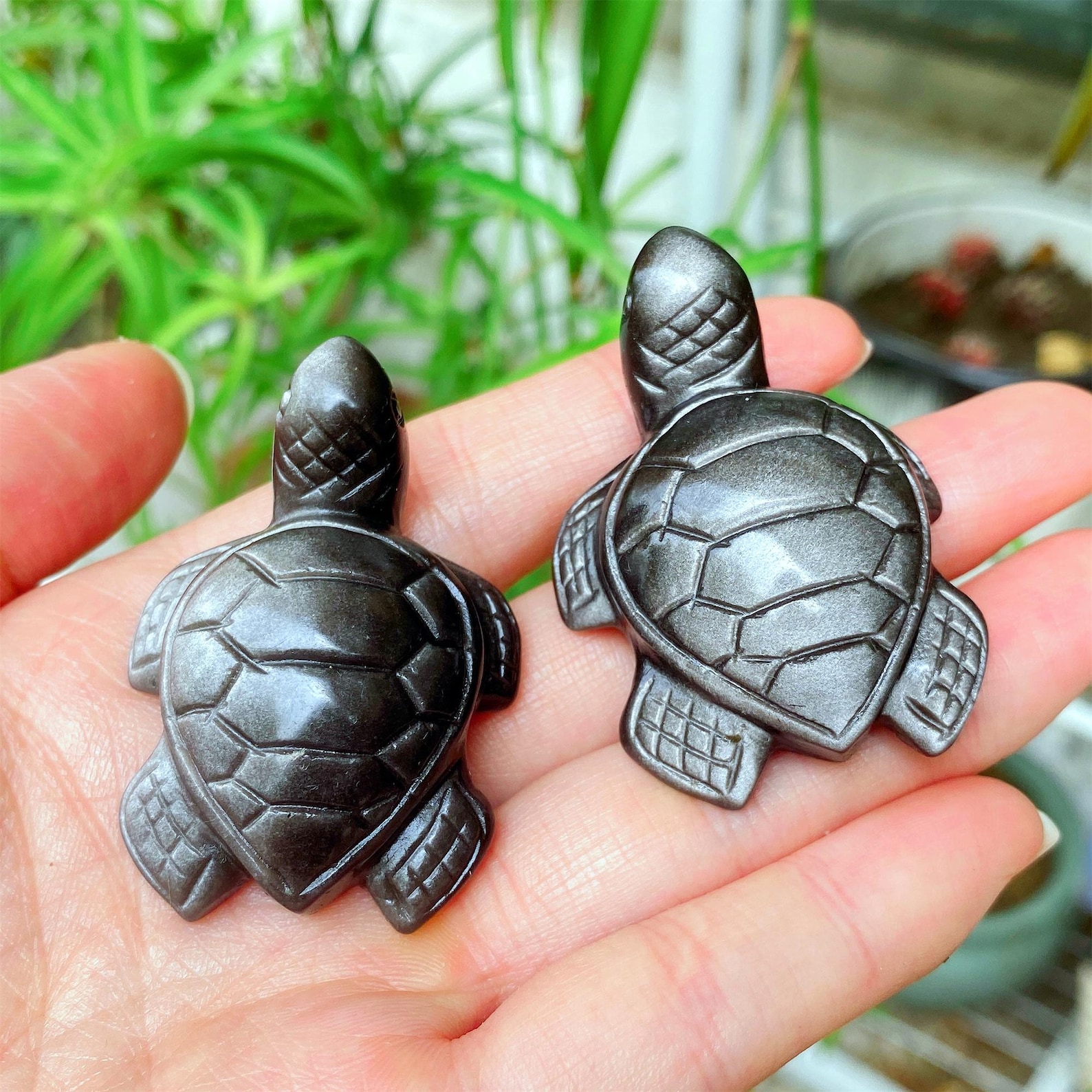 1pc Carved Silver Obsidian Sea - Office Furniture Equipment recensie en prijs
