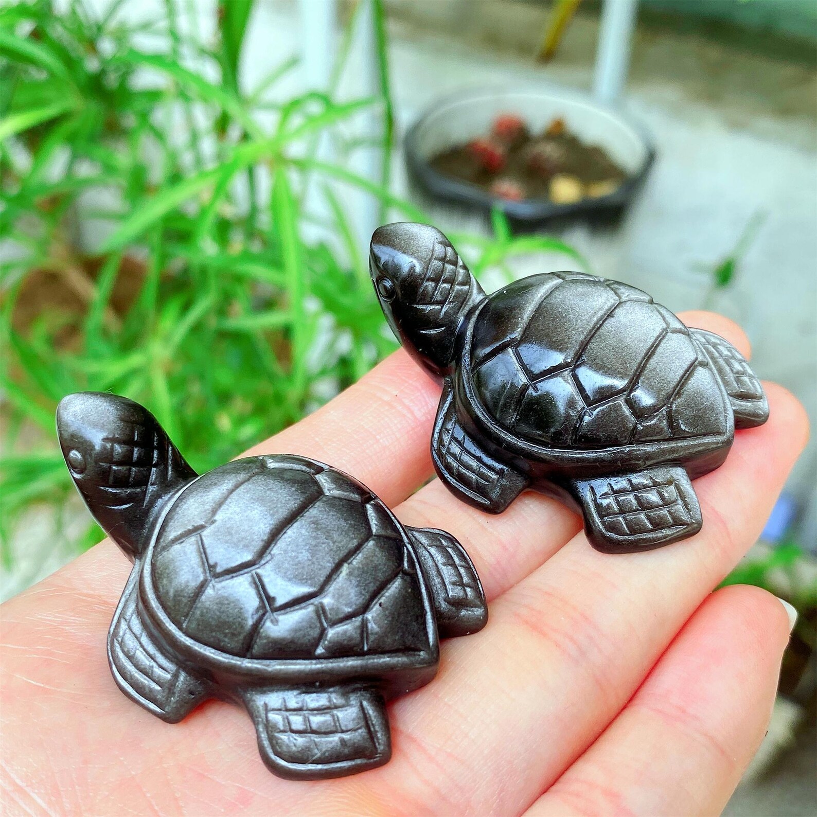 1pc Carved Silver Obsidian Sea - Office Furniture Equipment recensie en prijs