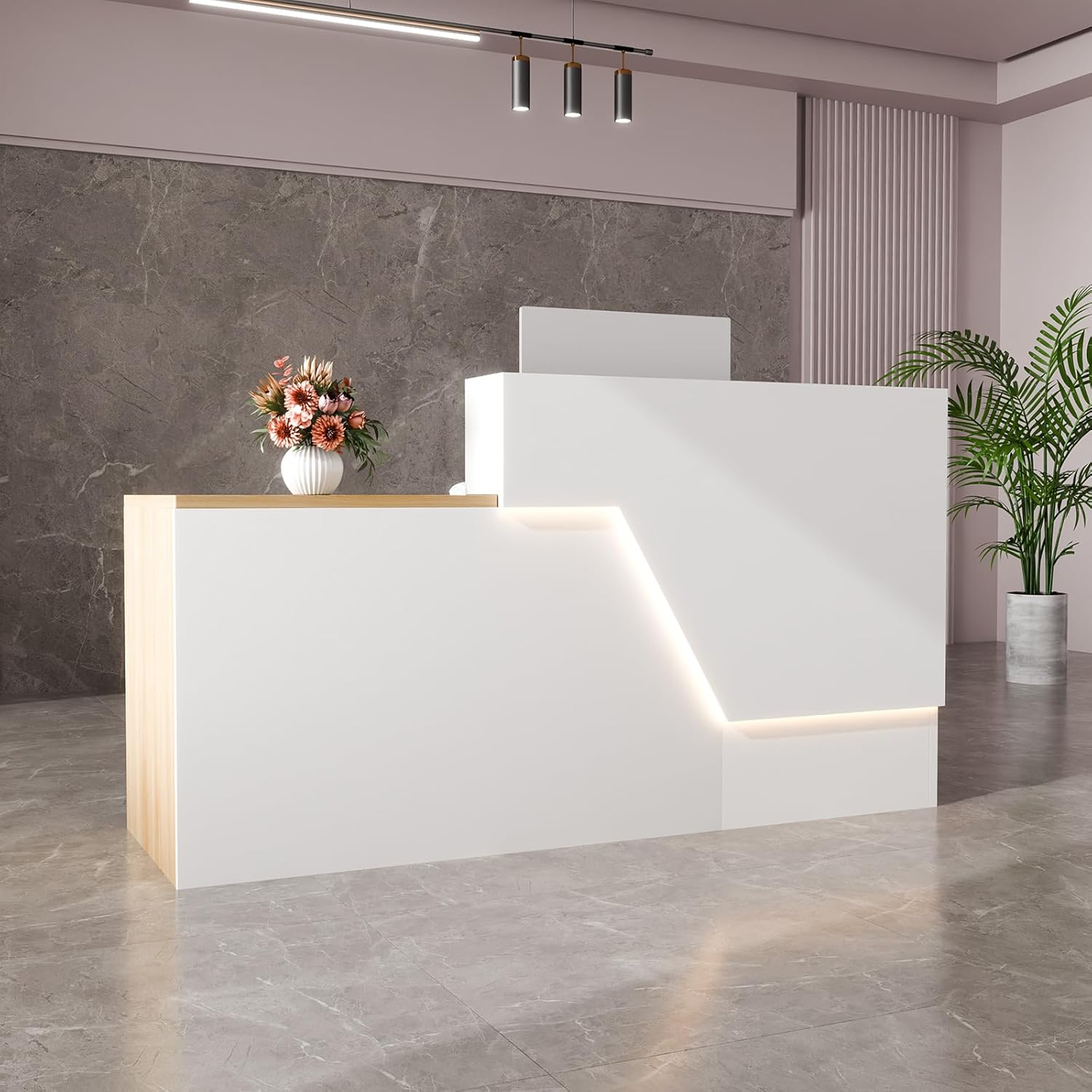 Modern Reception Counter LED P - Office Furniture Store recensie en prijs