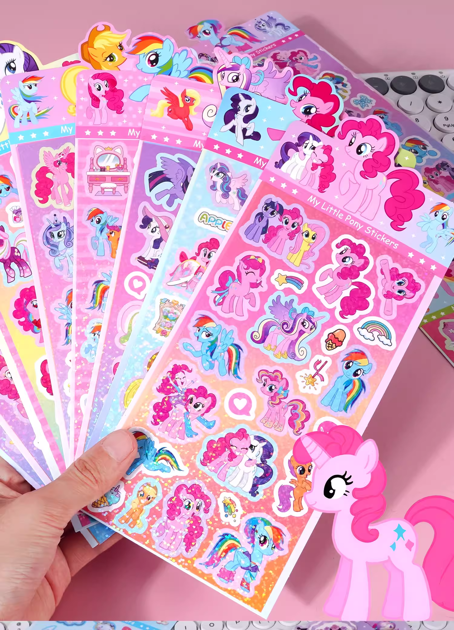 Little Pony Laser Sticker Set  - Office Supply Cart recensie en prijs