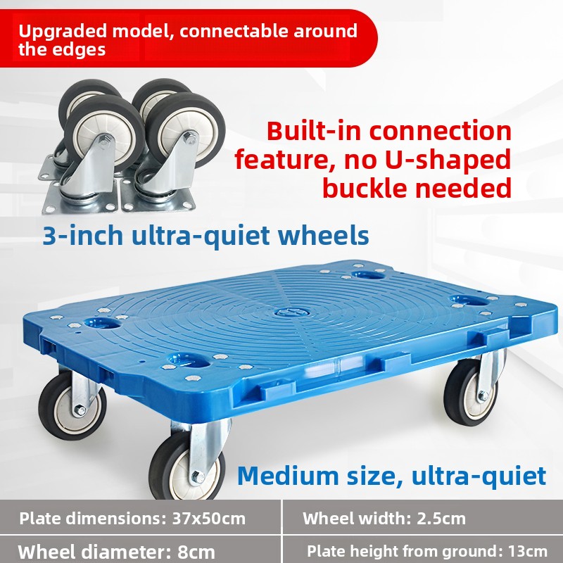 Foldable Plastic Turtle Cart P - Office Supply Cart recensie en prijs