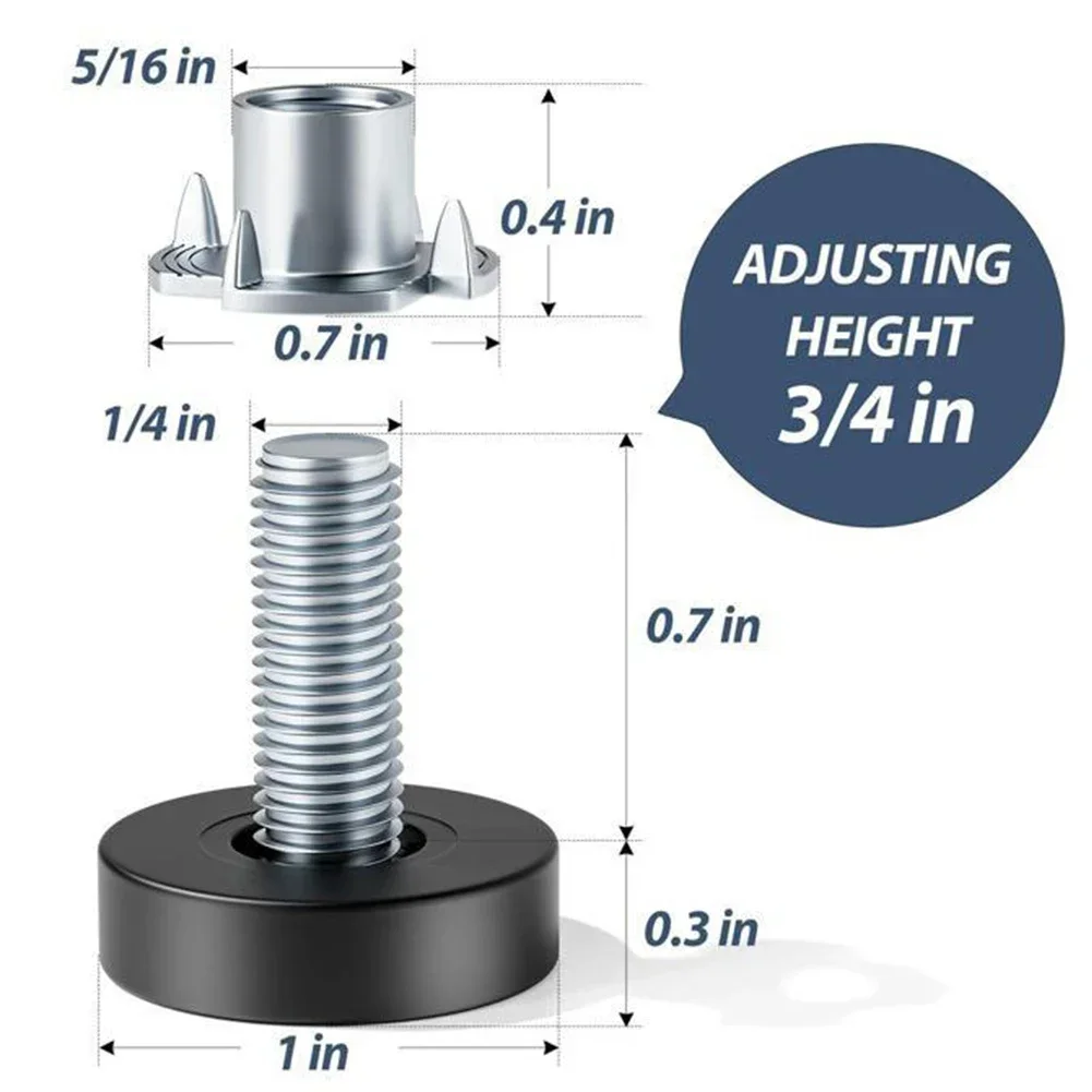 8PCS Adjustable Furniture Leve - Office Furniture Equipment recensie en prijs